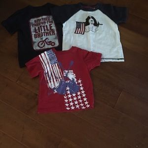 3 Toddler patriotic shirts